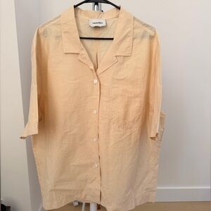 NANUSHKA Beige Button-Up Shirt